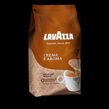 Кава в зернах Lavazza Crema E Aroma 1 кілограм натуральний зерновий італійський середньої обсмажування 202434 фото