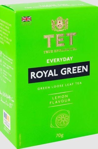 Чай зелений листовий TET Everyday Green Tea з лимоном 70 г 101632 фото