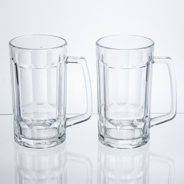 Набор кружек для пива Beer Stein стеклянных 2 штуки по 530 мл HP-17-60 HP-17-60 фото