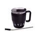 Термочашка Coffee & Tea з трубочкою чорна HP-14-23B HP-14-23B фото 3