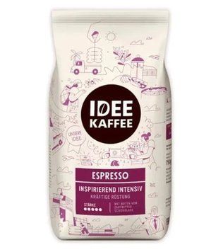 Кава зернова Idee Kaffee Espresso J.J.Darboven тёмной обжарки 750 грамів 295014 фото