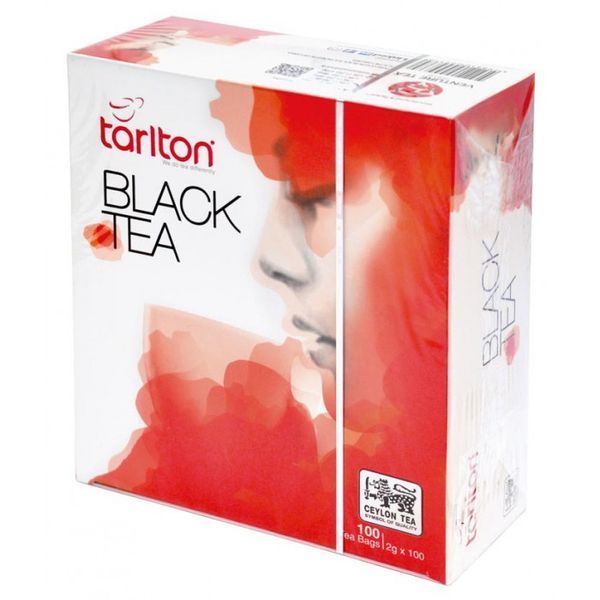 Чай черный цейлонский Tarlton Black Tea в пакетиках без добавок и ароматизаторов 100 х 2 г 104205 фото