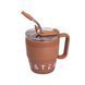 Термочашка Coffee & Tea з трубочкою коричнева HP-14-23BR HP-14-23BR фото 2