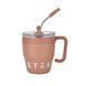 Термочашка Coffee & Tea з трубочкою коричнева HP-14-23BR HP-14-23BR фото 1