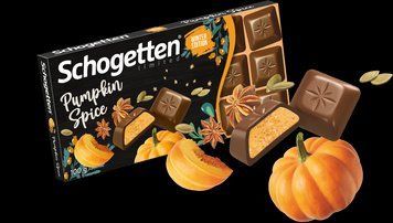 Молочний шоколад Schogetten Pumpkin Spice з гарбузовим пюре та спеціями 100 грамів 301027 фото