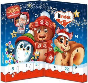 Новорічний адвент-календар Kinder Книга із шоколадними солодощами 113 г 324007 фото
