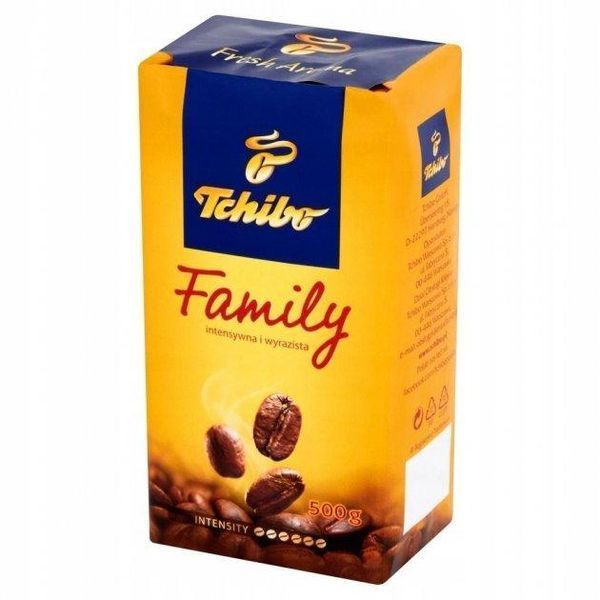 Мелена кава Tchibo Family 500 грамів у вакуумному пакованні 222019 фото