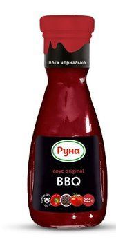 Соус "Original BBQ" Руна 255 грамм стеклянная бутылка 602051 фото