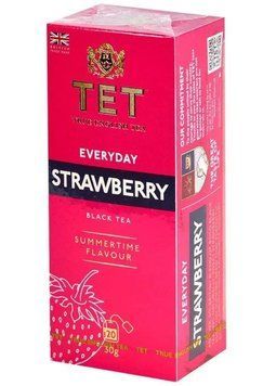 Чай чорний з полуницею TET Everyday Strawberry 20 пакетиків 101636 фото