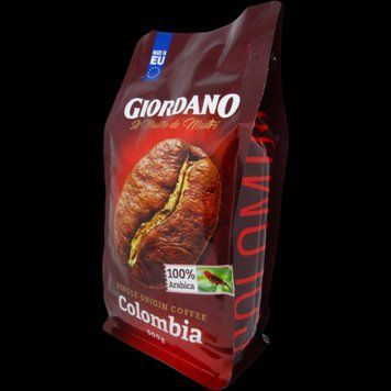 Кава в зернах Giordano Colombia 100% арабіка середнє обсмаження 500 грамів 244102 фото