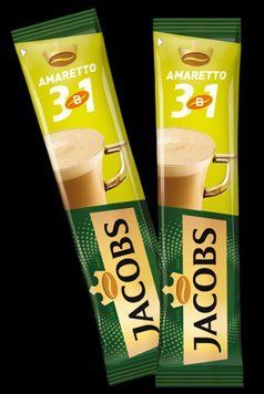 Кофейный напиток Jacobs 3 in 1 Amaretto 24 x 12 г 219006 фото