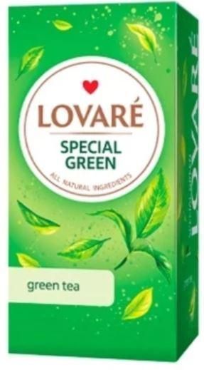 Чай зелёный Lovare Emerald Green 24 пакетика &mdash; без добавок и ароматизаторов 122114 фото
