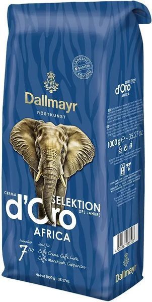Кофе в зернах Dallmayr d'Oro Selektion Crema Africa 1 кг 205010 фото