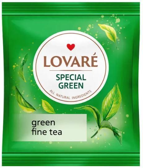 Чай зелёный Lovare Emerald Green 24 пакетика &mdash; без добавок и ароматизаторов 122114 фото