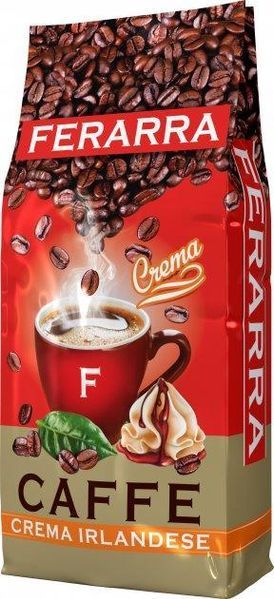 Кава в зернах Ferarra Caffe Crema Irlandese з ароматом ірландського крему 1000 г 220010 фото