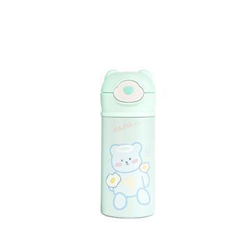 Термос дитячий Beizhiming Vacuum Cup 300ml термос із поїлкою термос із трубочкою для дітей М'ятний HP146M HP146M фото
