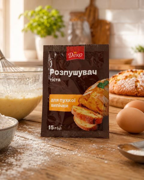 Разрыхлитель теста ТМ Деко 15 грамм 500105 фото
