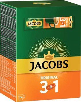 Кофейный напиток Jacobs 3 in 1 Original 24 x 12 г 219008 фото