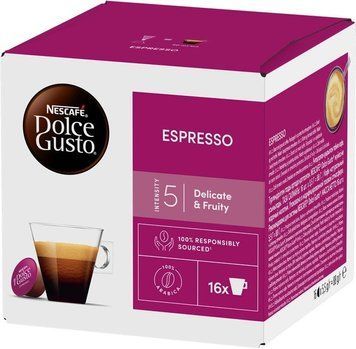 Кава в капсулах Nescafe Dolce Gusto Espresso 100% арабіка 16 шт. 285048 фото