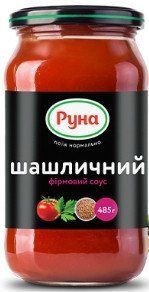 Соус "Шашлычный фирменный" Руна 485 грамм стеклянная банка 602010 фото
