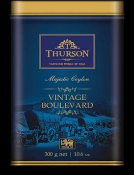 Thurson чай Pekoe Vintage Boulevard чорний розсипний цейлонський 300 г в жерстяній банці 108024 фото