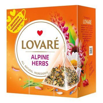 Трав&rsquo;яний чай Lovare Alpine Herbs Альпійський луг у пірамідках 15 шт 122120 фото