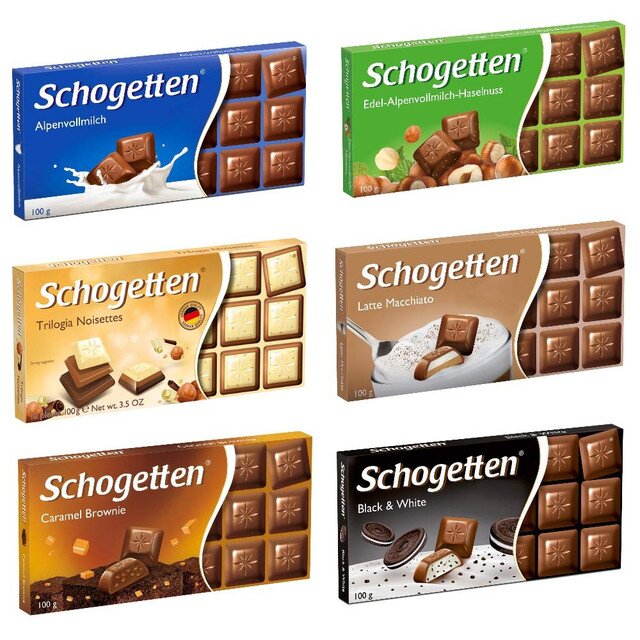 Немецкий шоколад Schogetten