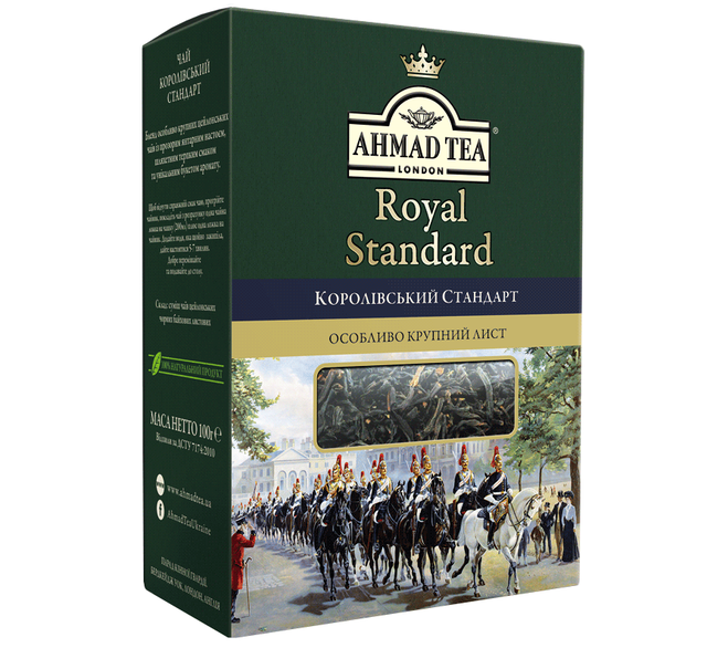 Чай чёрный крупнолистовой Ahmad Tea Королевский стандарт 100 г